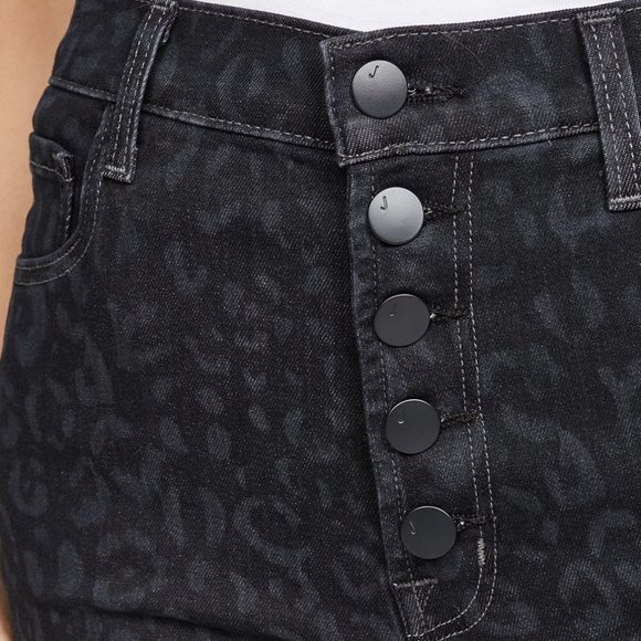 J Brand Button  Fly Lillie High Rise Crop Jeans - Picture 2 of 3